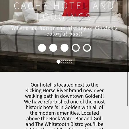 The Cache Hotel And Lodgings Golden Exterior foto